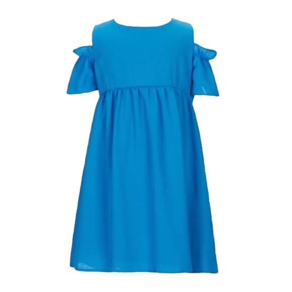 Gianni Bini Other - GB Girls Gianni Bini Cold-Shoulder Blue Dress